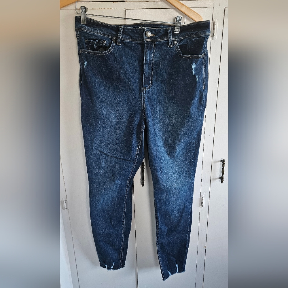 Dip Women's Blue Jeans High Rise Skinny Size 14